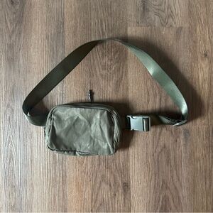 Olive Camo Utility Fanny Pack Belt Bag Adjustable Strap